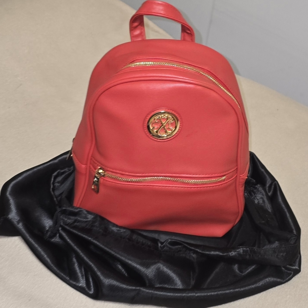 P49 Christian LaCroix Red "PINE CAVIAR" Backpack New With Tags (B)